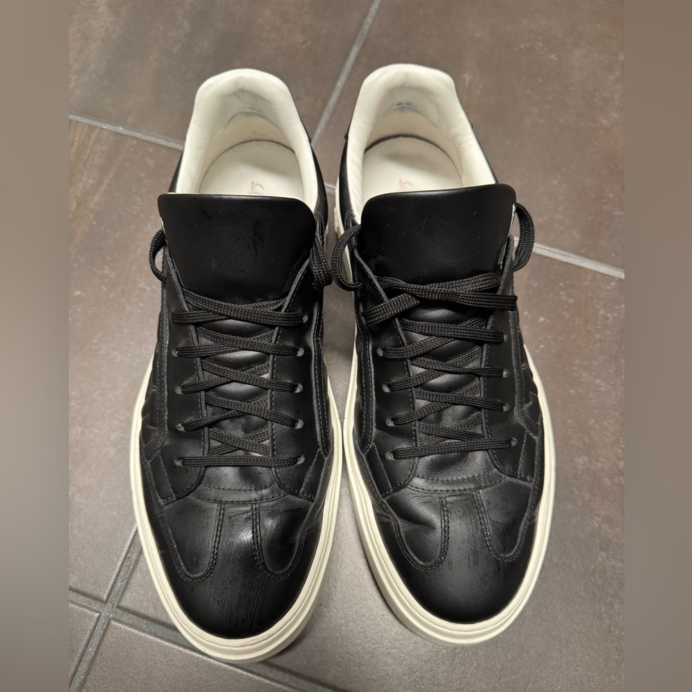 Salvatore Ferragamo Black Leather Footwear